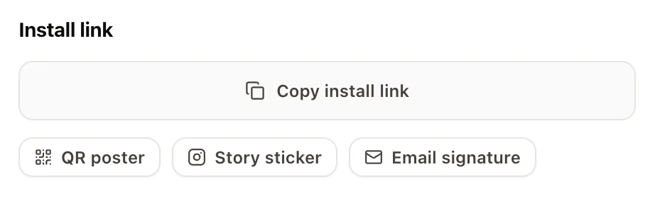 One link. Every channel you already use.